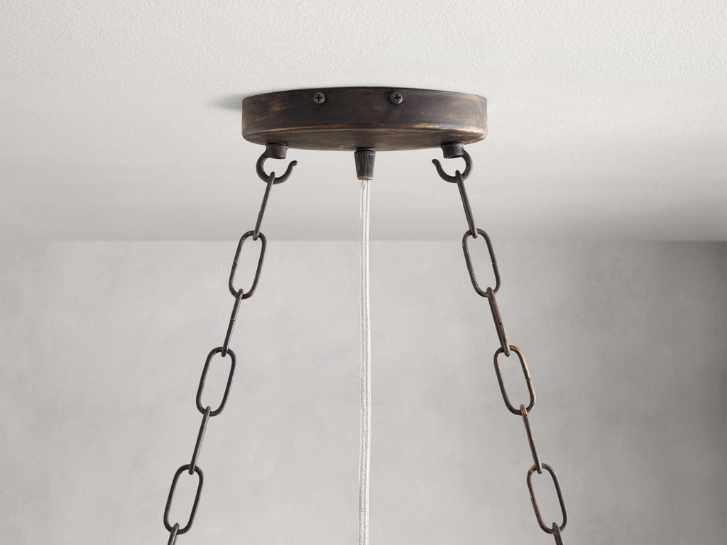 Bellafiora Crystal Vine Oval Chandelier