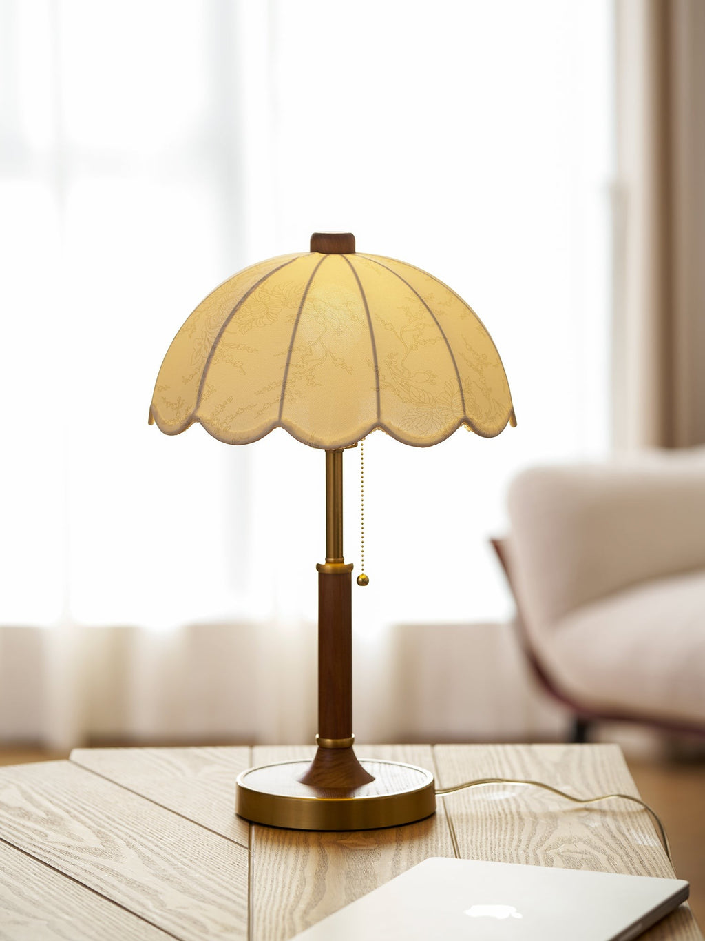Bellewood Classic Fabric Shade Table Lamp