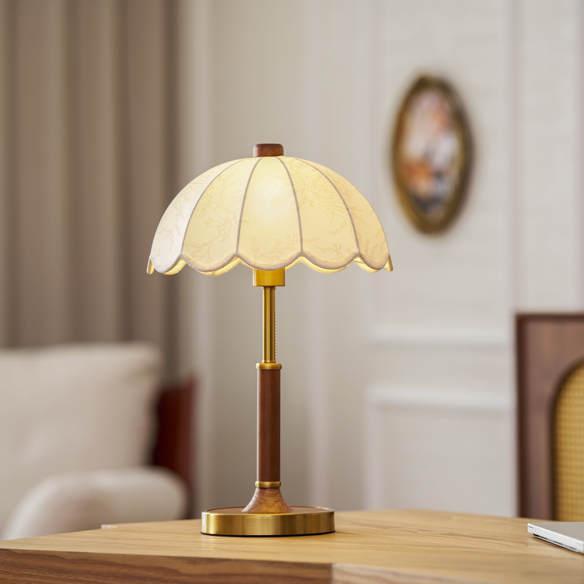 Bellewood Classic Fabric Shade Table Lamp