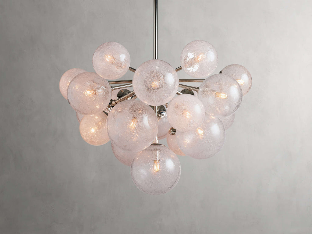 Belluno Artisan Glass Globe Chandelier