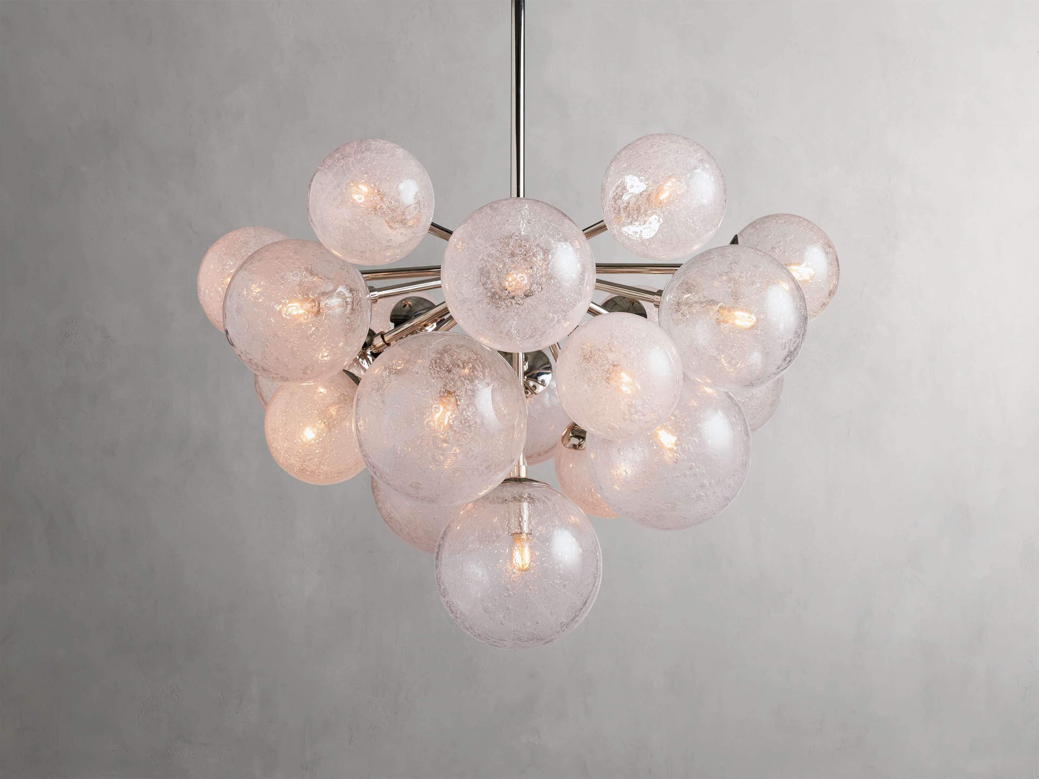 Belluno Artisan Glass Globe Chandelier