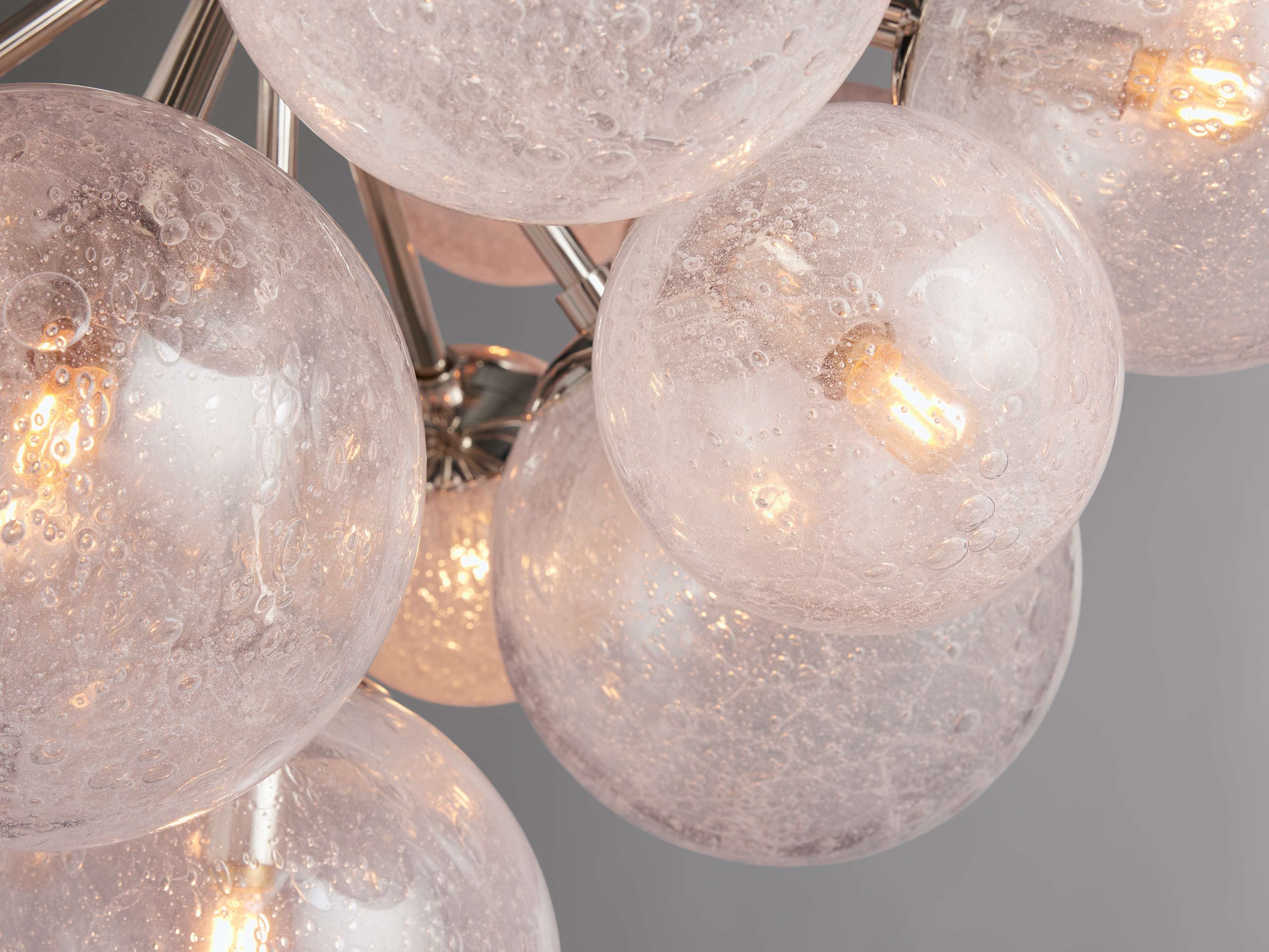 Belluno Artisan Glass Globe Chandelier
