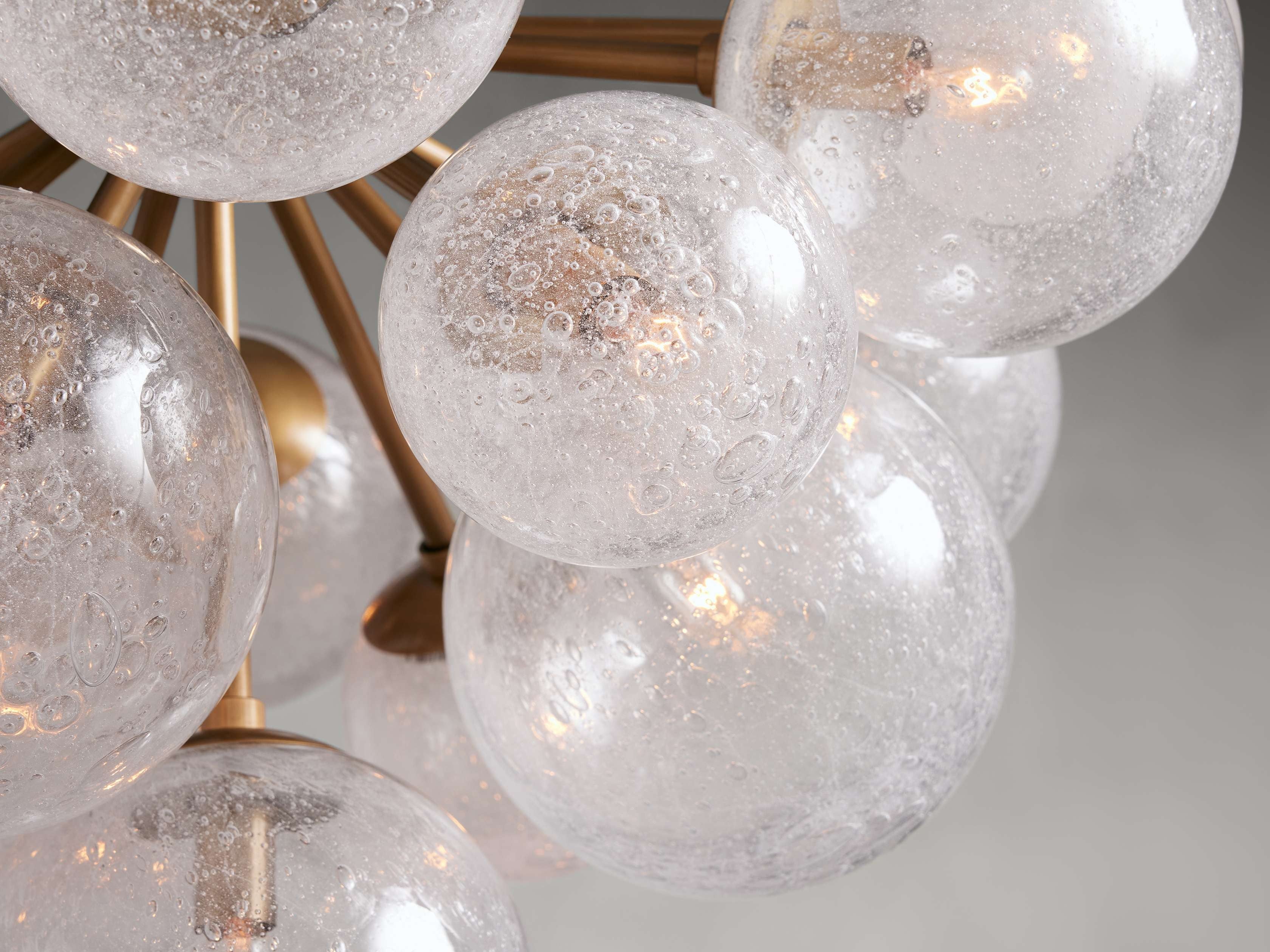 Belluno Artisan Glass Globe Chandelier