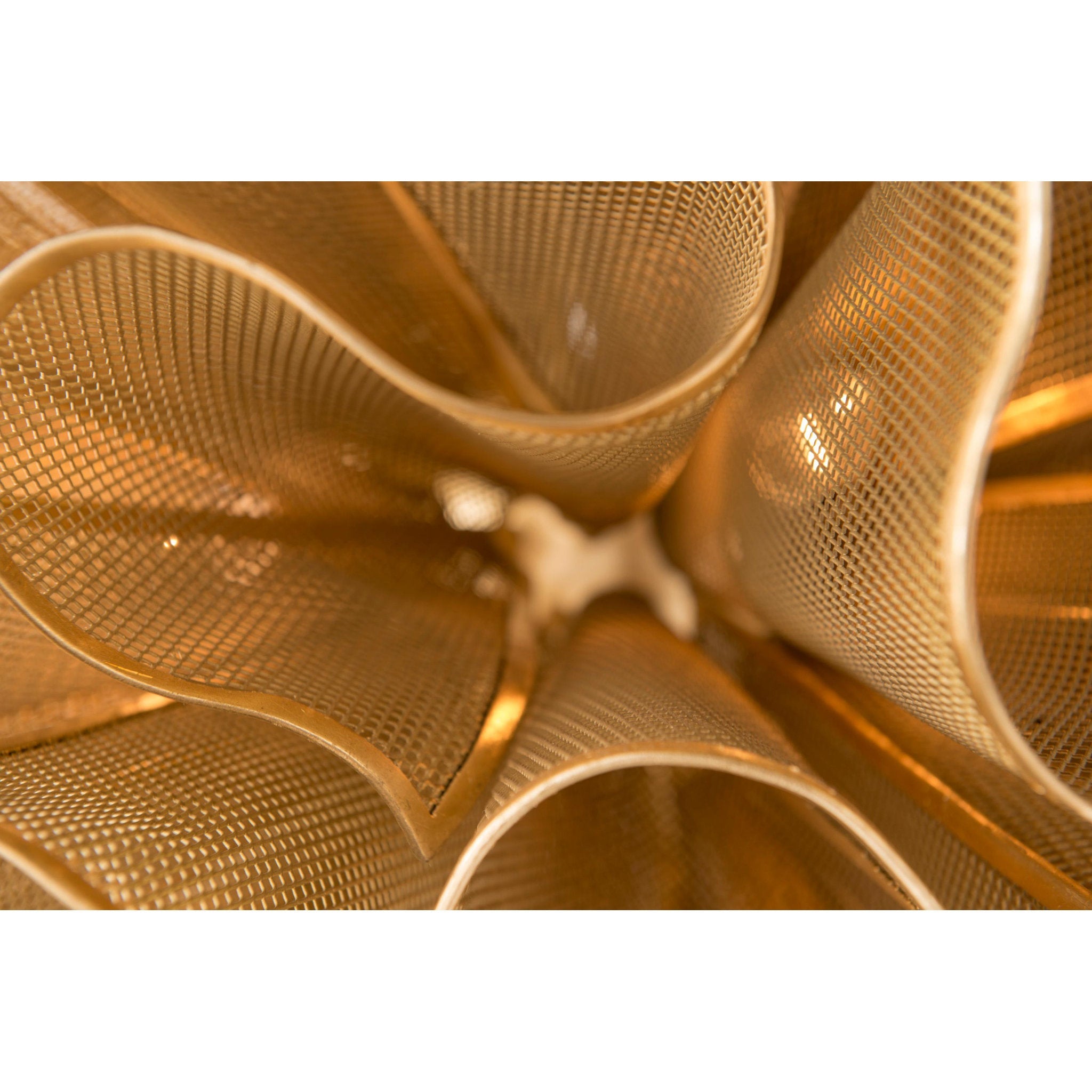 Pulse 20-Light Chandelier in Gold Leaf 45.5L x 45.5W x 44H
