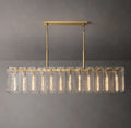 Calamette Glass Rectangular Chandelier 72"