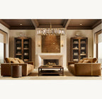 Harlow Crystal Round Chandelier 60"