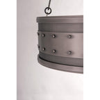 Gaines 4-Light Chandelier in Historic Nickel 22L x 22W x 5.75H