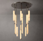 Audubon Alabaster Round Chandelier 40"