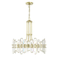 Bolton 24.75'' Aged Brass Chandelier Gold 24.75"W x 26"H x 24.75"D