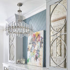 Bolton 24.75'' Polished Nickel Chandelier Silver 24.75"W x 26"H x 24.75"D