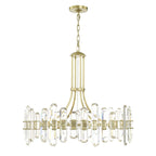 Bolton 31'' Aged Brass Chandelier Gold 31"W x 28.25"H x 31"D