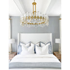 Bolton 31'' Aged Brass Chandelier Gold 31"W x 28.25"H x 31"D
