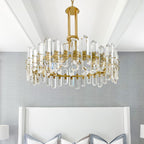 Bolton 31'' Aged Brass Chandelier Gold 31"W x 28.25"H x 31"D