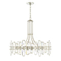 Bolton 31'' Polished Nickel Chandelier Silver 31"W x 28.25"H x 31"D