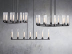 Bravelle Fluted Glass Ring Chandelier