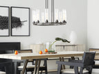 Bravelle Fluted Glass Ring Chandelier