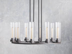 Bravelle Fluted Glass Ring Chandelier