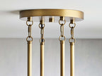 Bravelle Fluted Glass Ring Chandelier