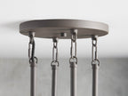 Bravelle Fluted Glass Ring Chandelier