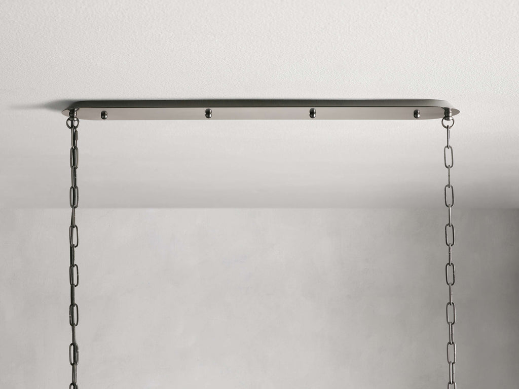 Brenton Linen Shade Linear Chandelier
