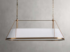 Brenton Linen Shade Linear Chandelier
