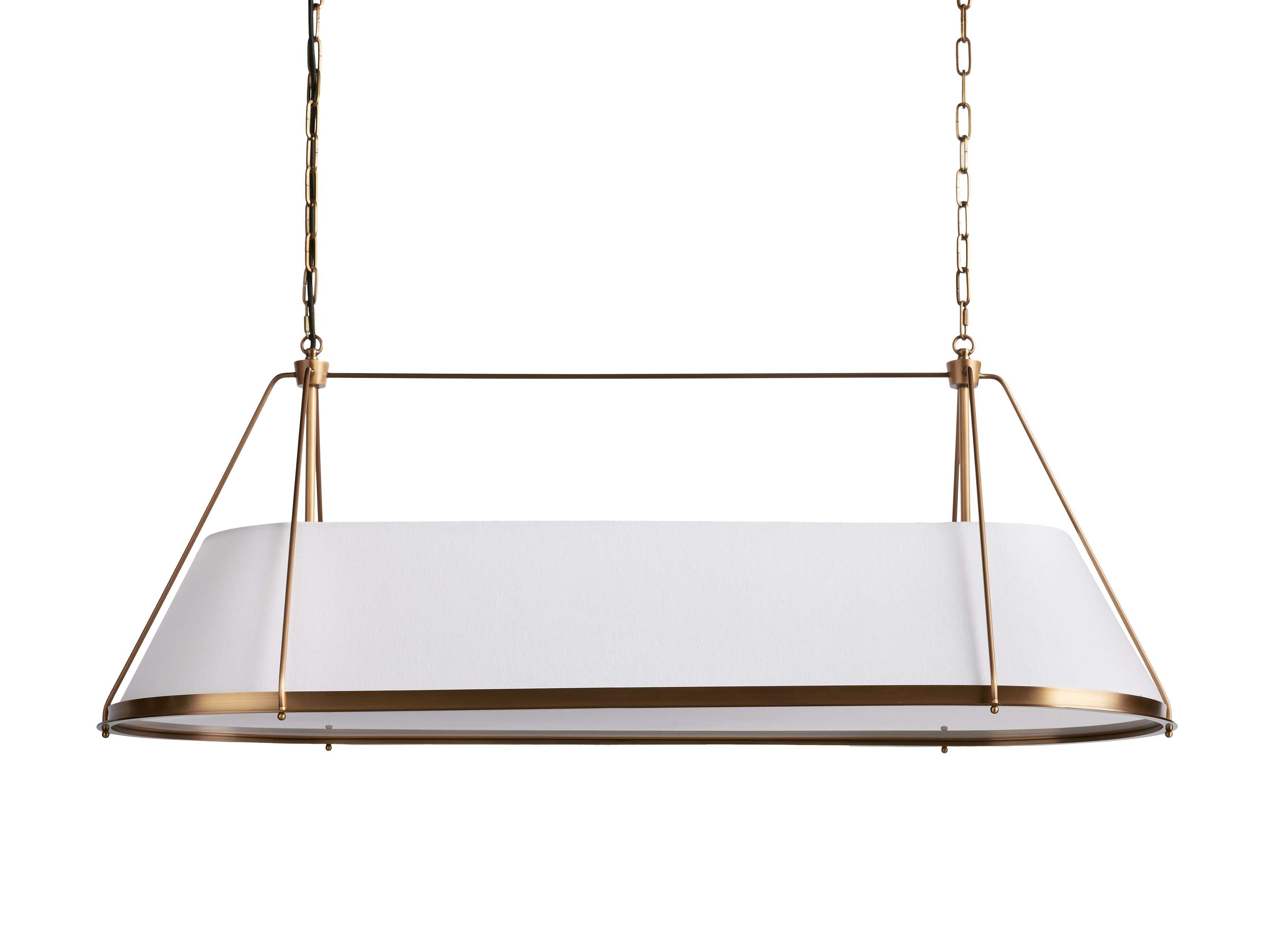 Brenton Linen Shade Linear Chandelier