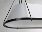 Brenton Linen Shade Linear Chandelier