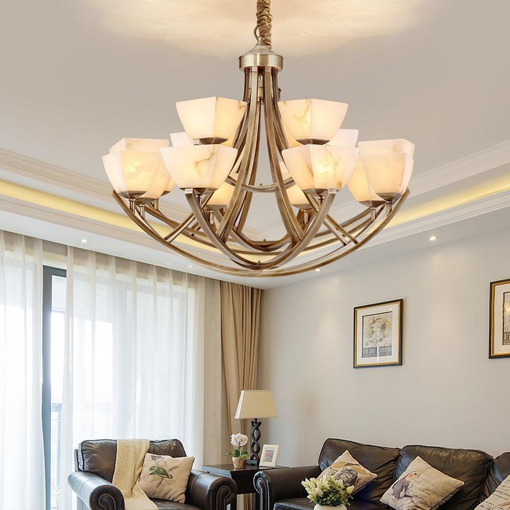 Brentwood Brass Classic Chandelier
