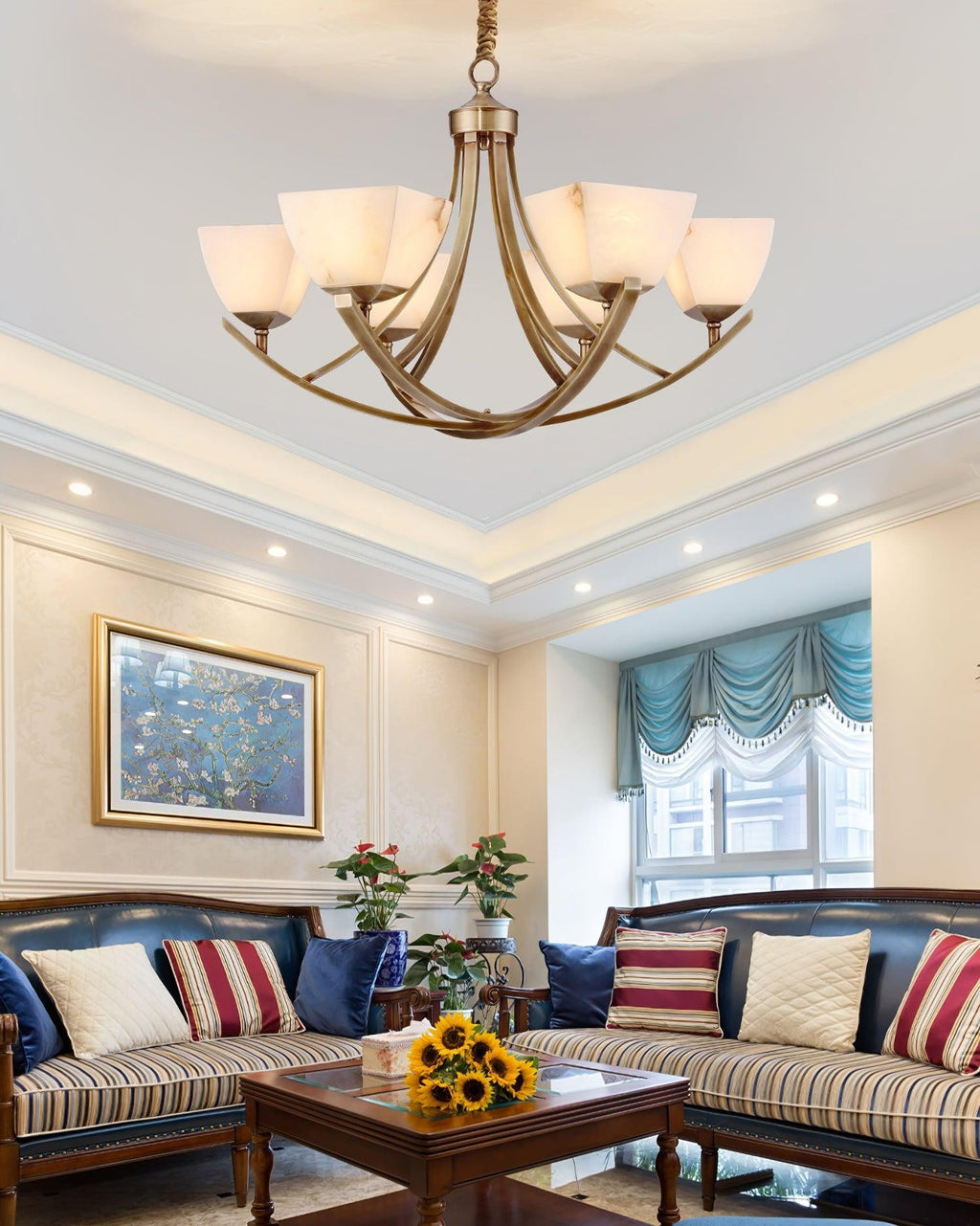 Brentwood Brass Classic Chandelier