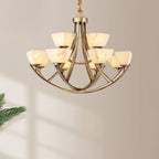 Brentwood Brass Classic Chandelier
