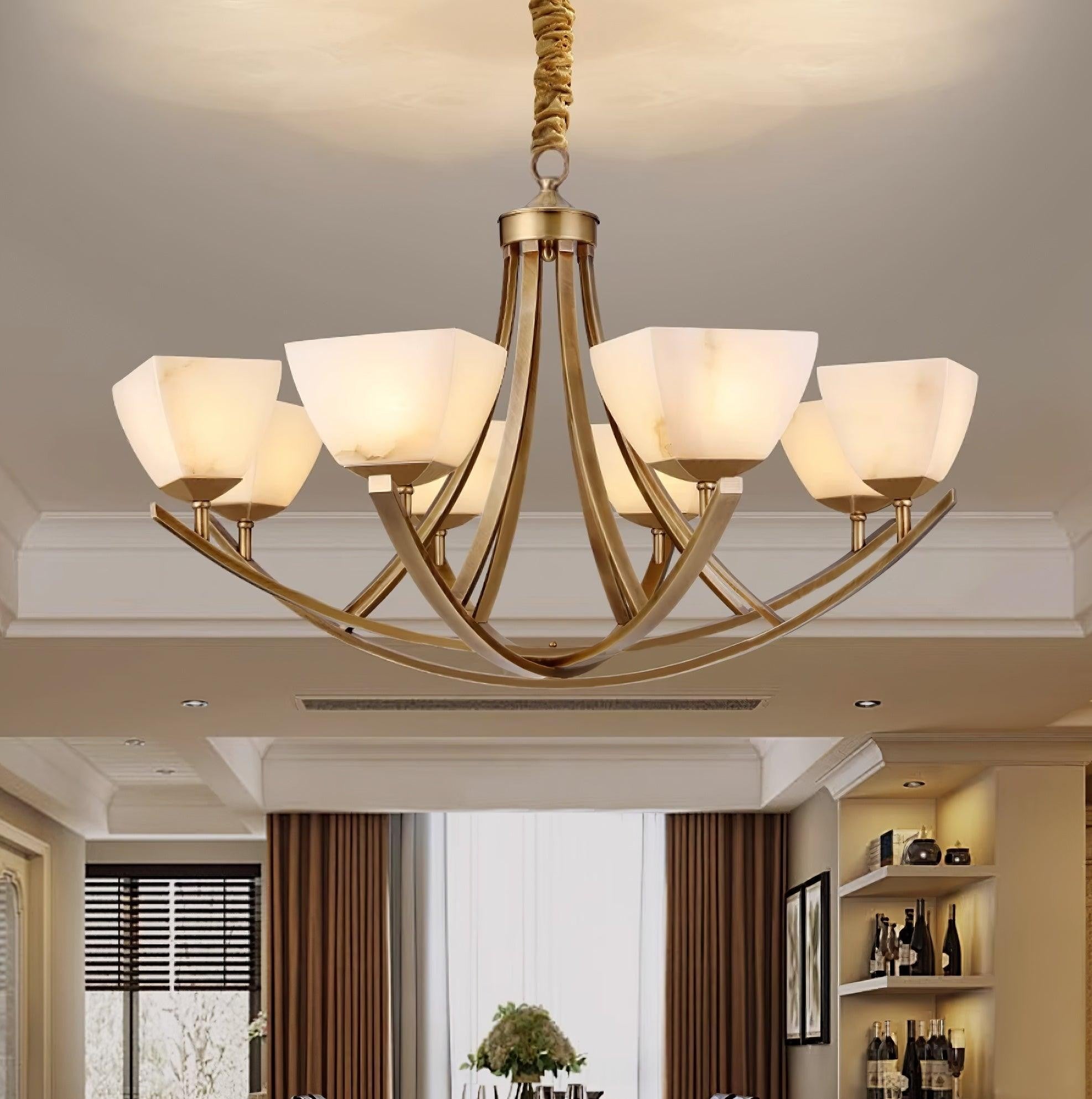 Brentwood Brass Classic Chandelier
