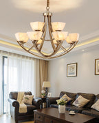 Brentwood Brass Classic Chandelier