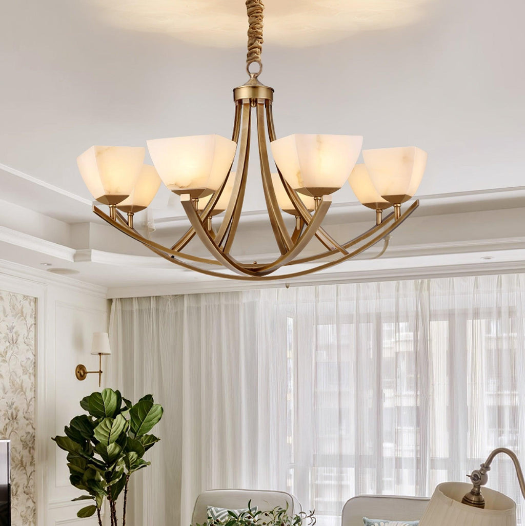 Brentwood Brass Classic Chandelier