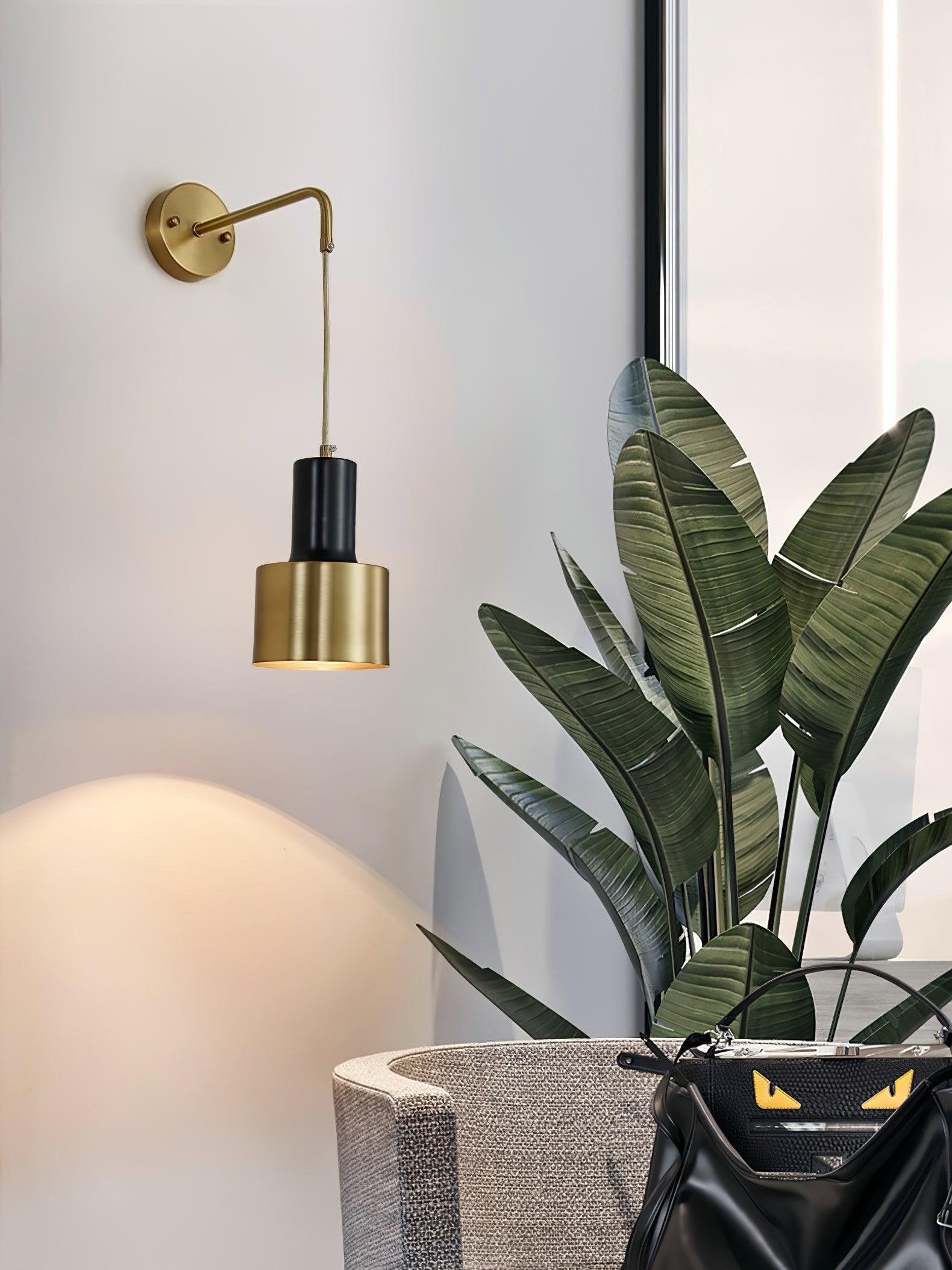 Brivon Brass Linear Wall Lamp