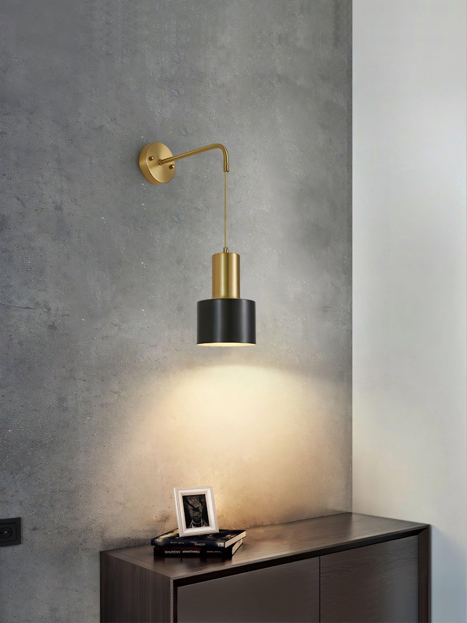 Brivon Brass Linear Wall Lamp