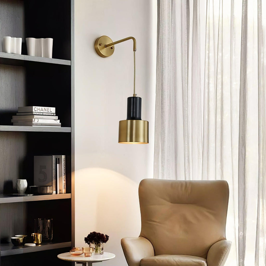 Brivon Brass Linear Wall Lamp