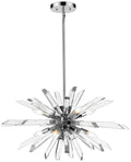 Burst by Z-Lite Chrome 8 Light Chandelier