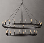 Camino Vintage Filament Two-Tier Chandelier 50"