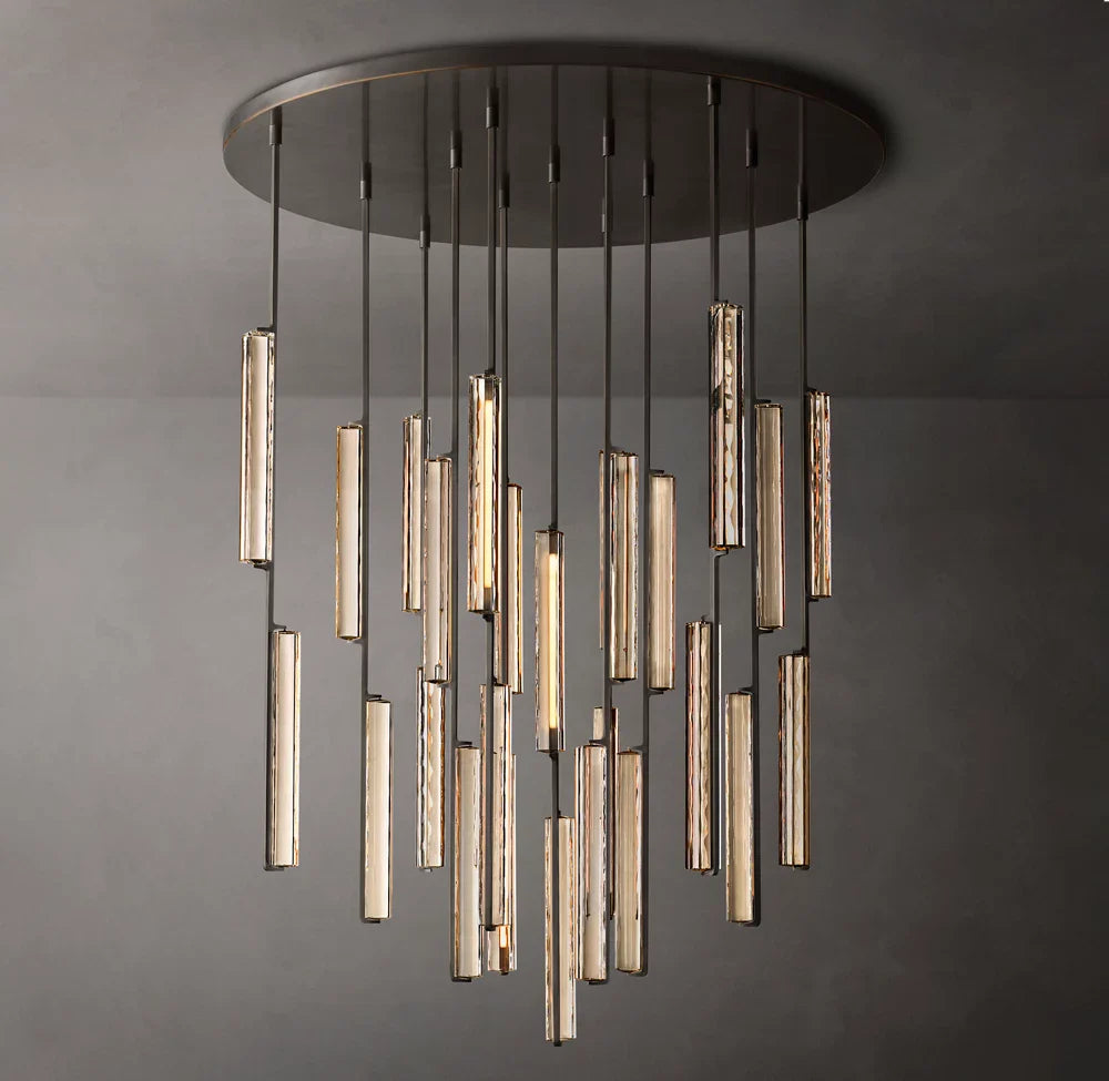 Audubon Crystal Round Chandelier 56"