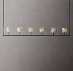 Boule De Cristal Clear Glass Linear Chandelier 60"