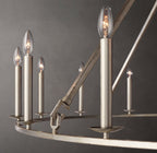 19TH C. ENGLISH OPENWORK ROUND CHANDELIER 72"