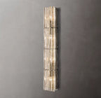 Lattice Clear Glass Grand Sconce