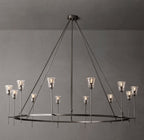 Torche De Verre Round Chandelier 70"