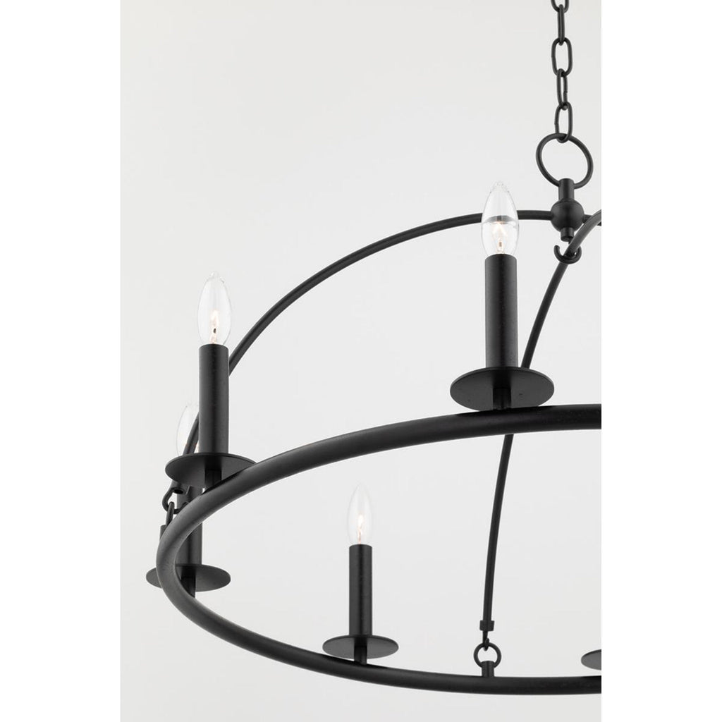 Howell 20-Light Chandelier in Aged Brass 47L x 47W x 42.25H