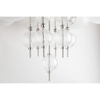Calypso 6-Light Chandelier in Aged Brass 27.25L x 27.25W x 25H