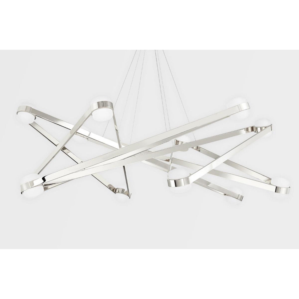 Orbit 12-Light Chandelier in Aged Brass 56.125L x 56.125W x 16.825H
