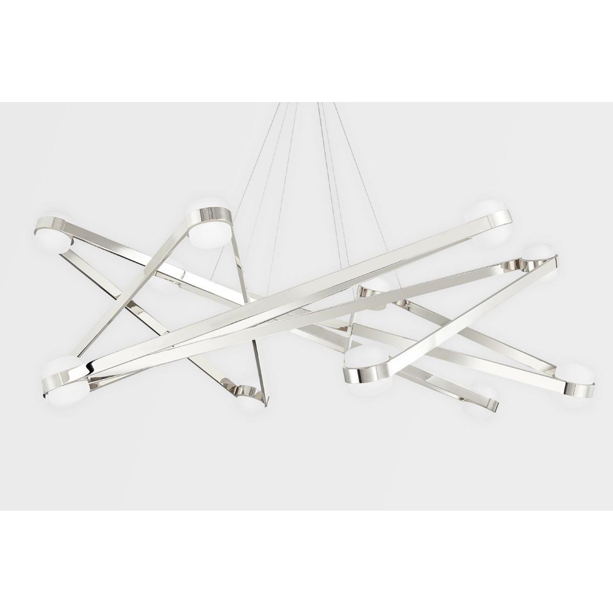 Orbit 12-Light Chandelier in Aged Brass 56.125L x 56.125W x 16.825H