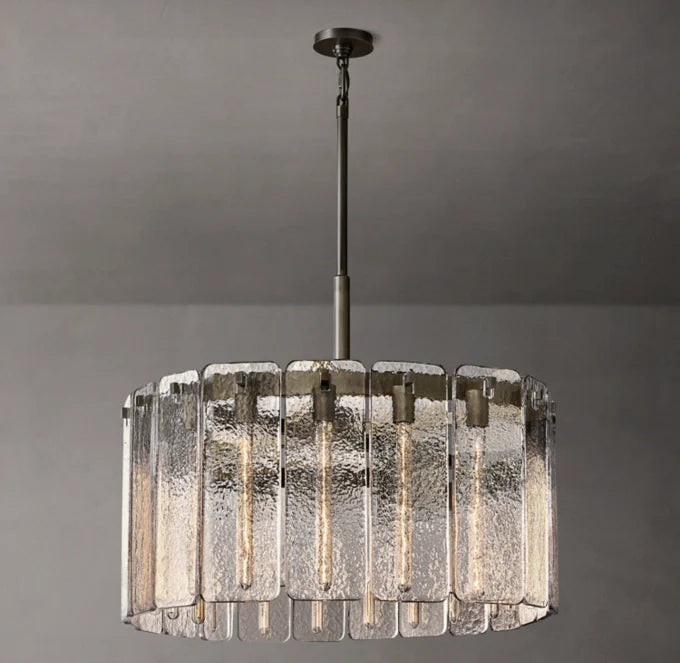 Calamette Glass Round Chandelier 36"