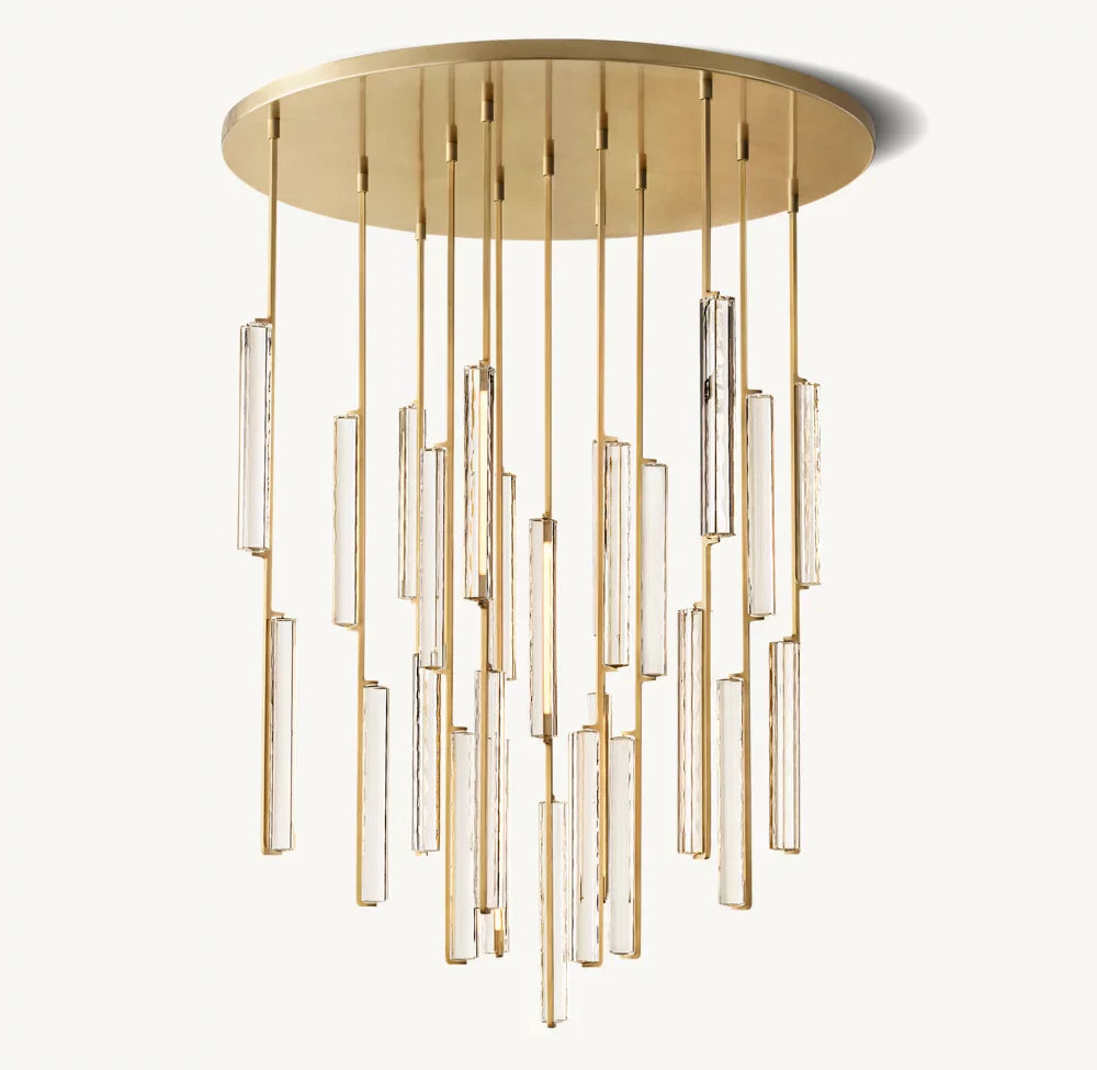 Audubon Crystal Round Chandelier 56"