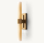 Ravelle Milk Glass Linear Sconce